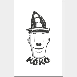 Koko the clown Posters and Art